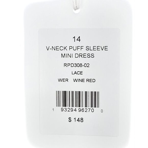 Rachel Parcell Womens Plus Size 14 V-Neck Floral Lace Mini Dress NWT - Picture 6 of 14